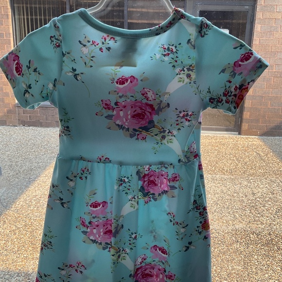 Light Blue, Spring Fling Dress, Short Sleeve, Knee Length 12 - 18 Months - Picture 4 of 4